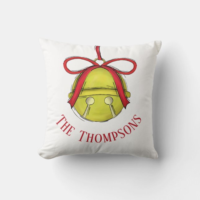 Almofada Natal de Férias Feriadas em Cute Ornament Whimsica (Frente)