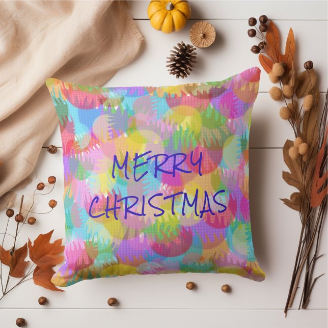 ALMOFADA NATAL DE MERCADORIAS PERSONALIZADO E COM COR ESPAR (Criador carregado)