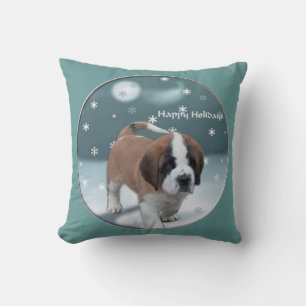 Almofada Natal de St Bernard