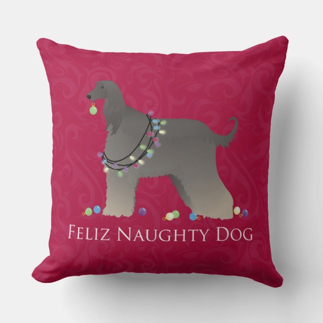 Almofada Natal do Caça Afegão (Frente)