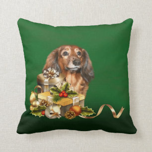 Almofada Natal do Dachshund