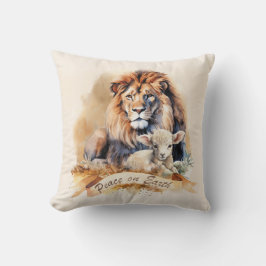 Almofada Natal do Leão e do Lamb