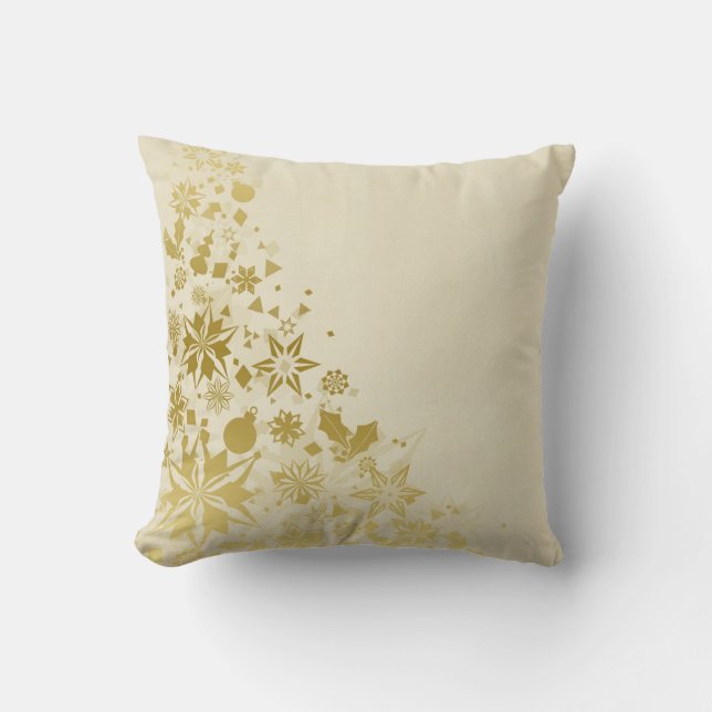Almofada Natal Dourado (Frente)