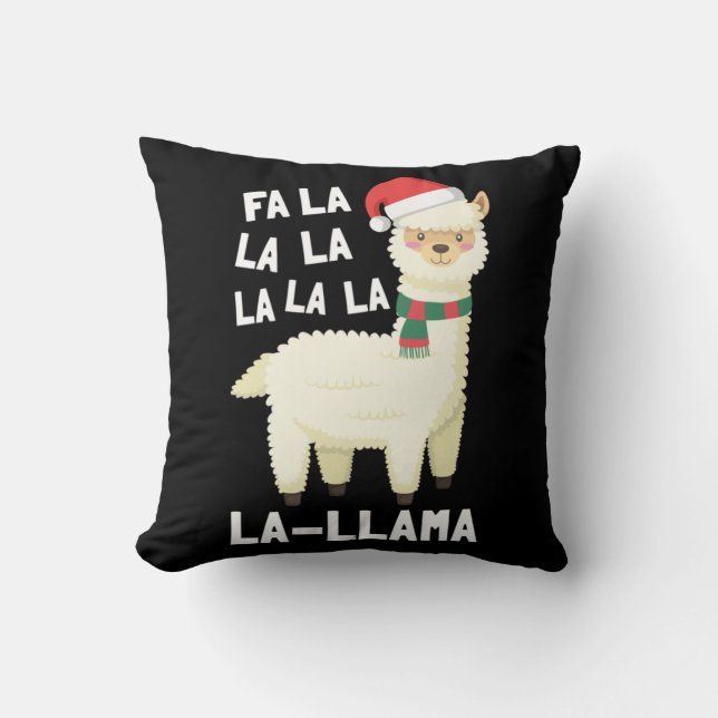 Almofada Natal Fa La Llama Essential (Frente)