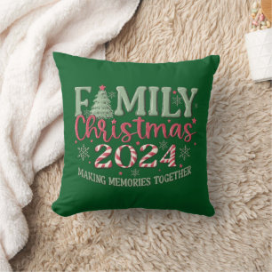 Almofada Natal Familiar 2024 Memórias de Mascaramento Junta
