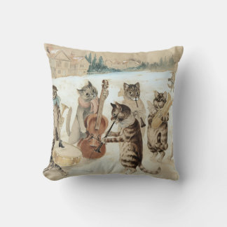Almofada Natal Felino Vintage Carole de Louis Wain
