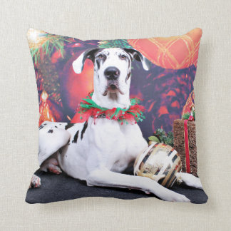 Almofada Natal - Harlequin great dane - Baron