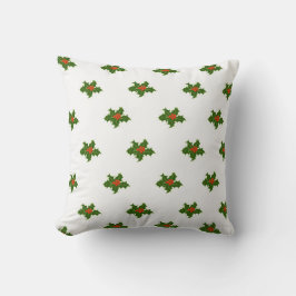 Almofada Natal Holly Pattern