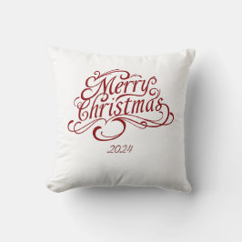 Almofada Natal Minimalista Feliz