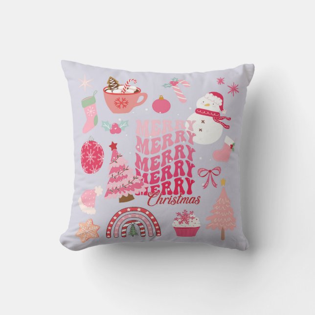 Almofada Natal moderno (Frente)
