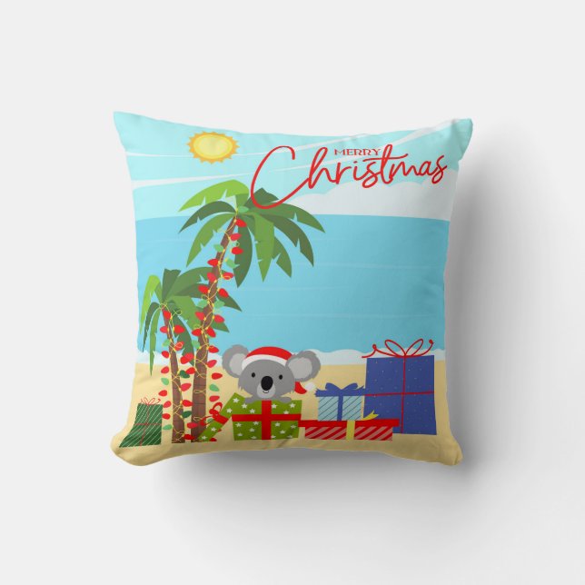 Almofada Natal na Austrália (Frente)