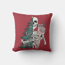 Almofada Natal Sorta Assustadora Feliz de Sorta Engraçado E