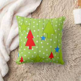 Almofada Natal Verde e Branco