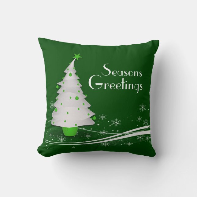 Almofada Natal verde esfestivo (Frente)