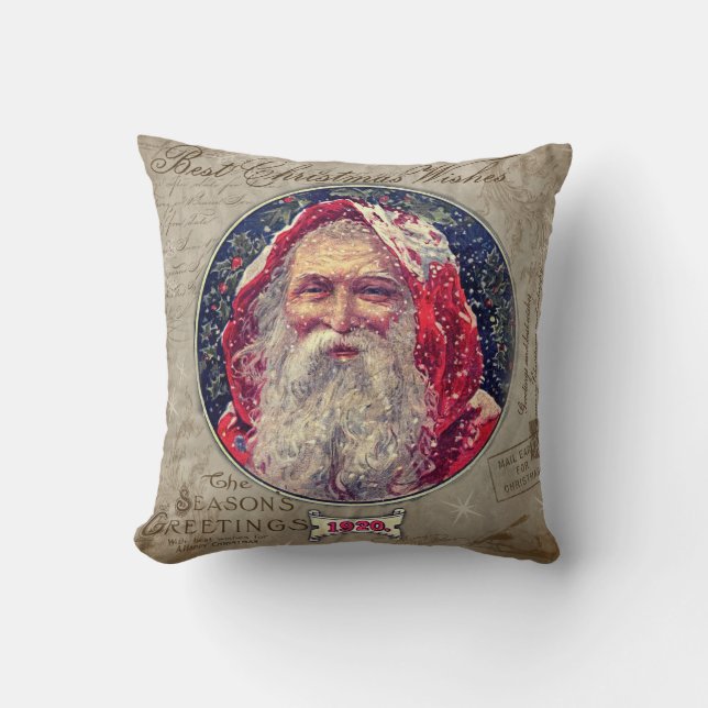 Almofada Natal vintage (Frente)