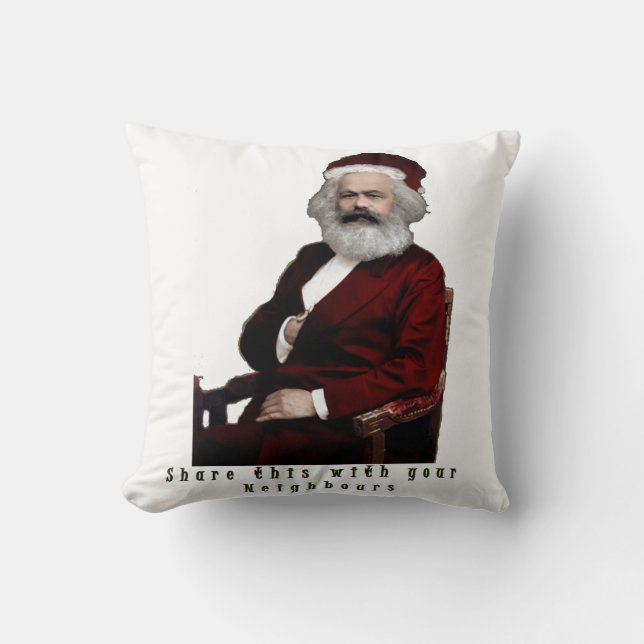 Almofada NatalKarl MarXmas (Frente)