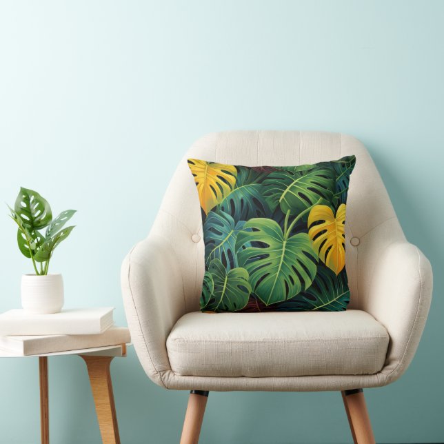 Almofada Nature Monstera Folaves (Cadeira)