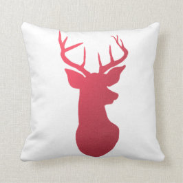 Almofada Natureza vermelha moderna da rena/Antler