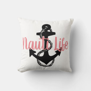 Almofada NAUTI LIFE náutica divertida com âncora