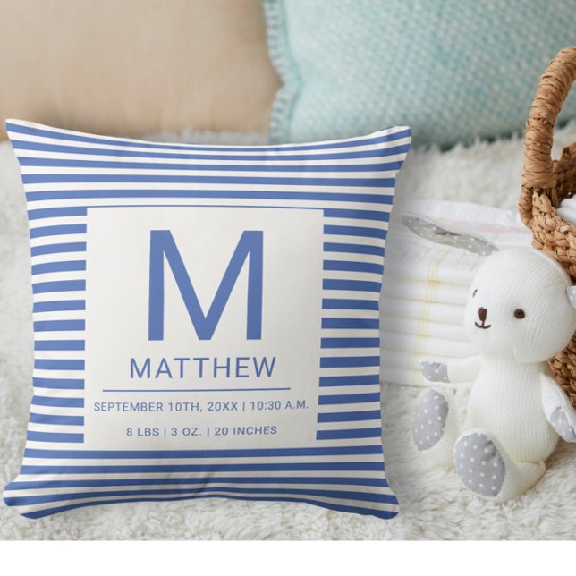 Almofada Náutica, Nascimento, Travesseiro decorativo de Beb (Criador carregado)