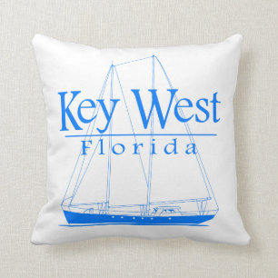 Almofada Navigação azul de Key West