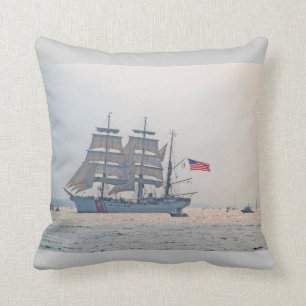 Almofada Navio alto, navio de tosquiadeira, vela, guarda