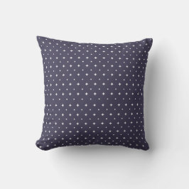 Almofada Navy Blue Starry Sky | Twinkling Stars Pattern 