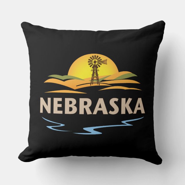 Almofada Nebraska Estados Unidos da América (Frente)