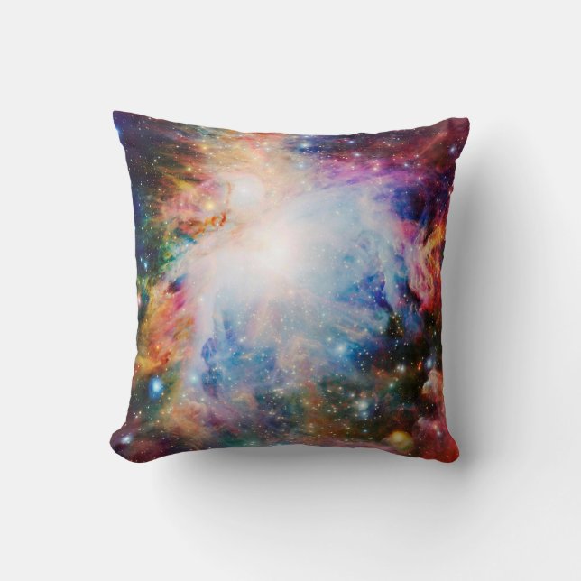 Almofada Nebulosa Colorida (Frente)