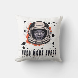 Almofada Need More Space – Astronaut Throw Pillow
