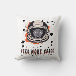 Almofada Need More Space – Astronaut Throw Pillow