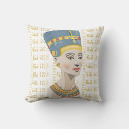 Almofada Nefertiti e Cartouche