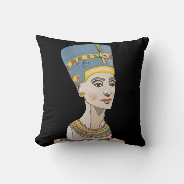 Almofada Nefertiti e Cartouche (Frente)
