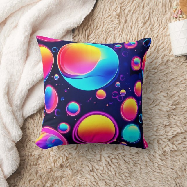 Almofada Neon Bubble Universe (Cobertor)