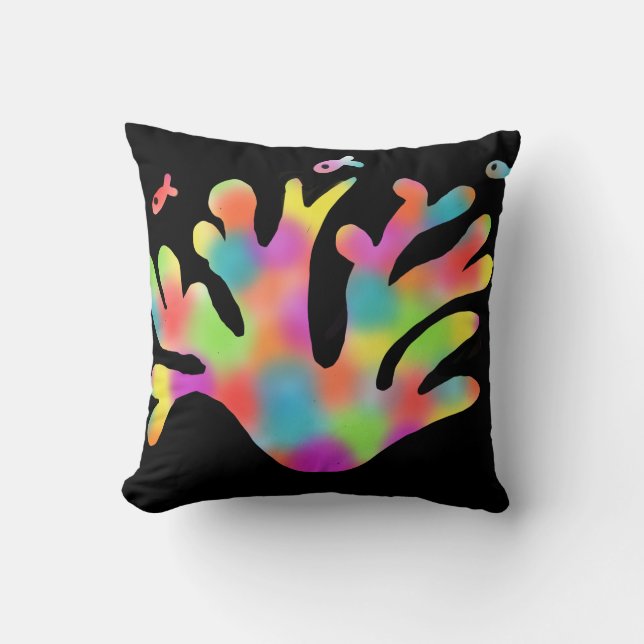 Almofada Neon Coral (Frente)