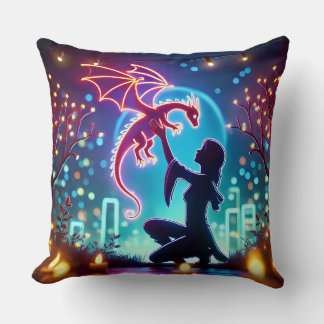 Almofada neon dragon trainer
