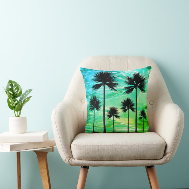 Almofada Neon Dream Palm Trees (Cadeira)