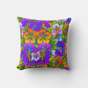 Almofada Neon Floral
