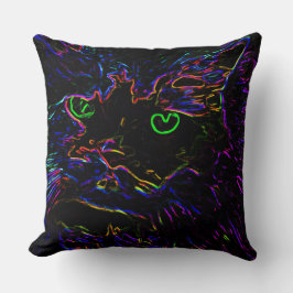 Almofada Neon Glow Cat