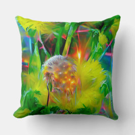 Almofada Neon Glow Dandelions no Dream Garden