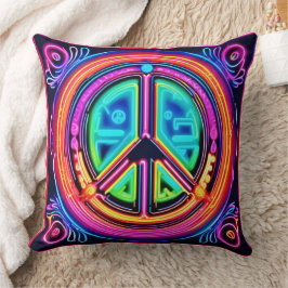 Almofada Neon Peace Mandala