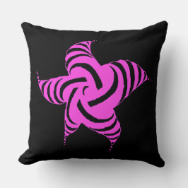 Almofada Neon Pentaspiral Magenta Zebra Vortex