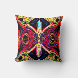 Almofada Neon Psychedelic Abstrato Travesseiro decorativo 1