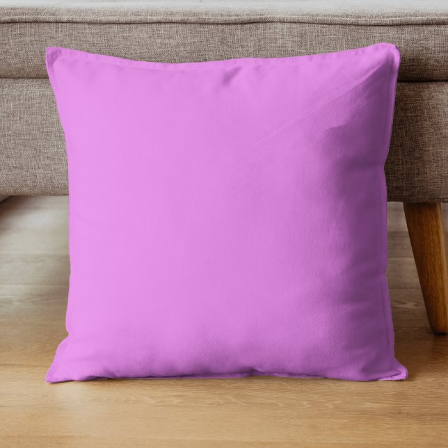 Almofada Neon Violet Solid Color | Clássico (Criador carregado)