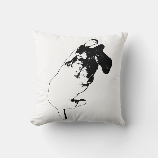 Almofada Nest & Bear - Linhas Suaves (Frente)