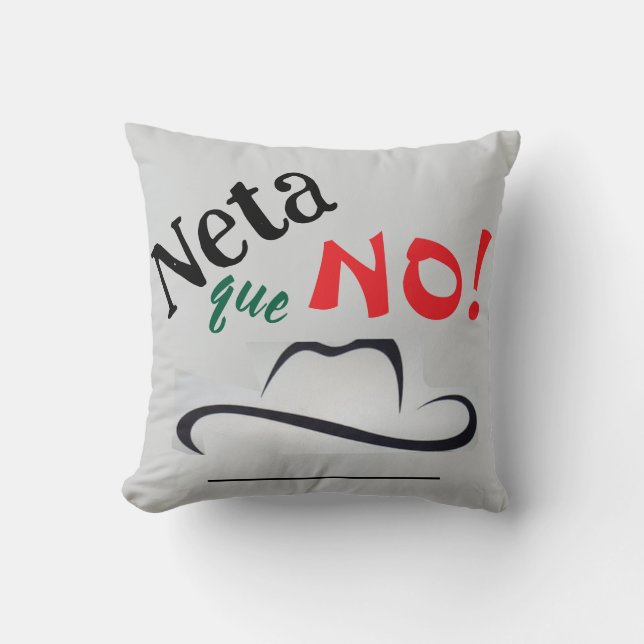 Almofada Neta que No! (Frente)