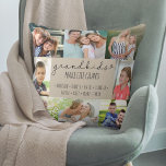 Almofada Netos tornam a vida grande 8 fotos personalizadas<br><div class="desc">Adicione todos os nomes de netos a este travesseiro de fotos personalizado. "Netos fazem a vida grandiosa" é escrita em letra casual, escrita à mão e com letra magra. O modelo de foto está pronto para você adicionar os nomes dos netos e 8 das suas fotos favoritas, que são exibidas...</div>