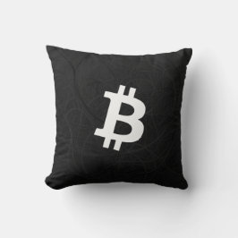 Almofada Neurônio Preto Bitcoin