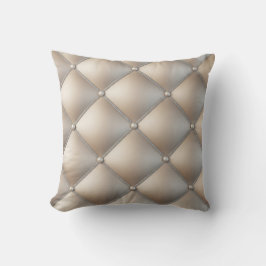 Almofada Neutral 3D Diamond Throw Pillow: AccessorizedPearl