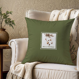Almofada Neutral Christmas Pillow Gift for Mom Dad
